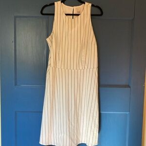 A New Day Cream Sleeveless Halter Dress